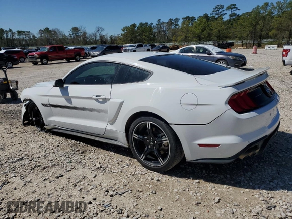 2019 Ford Mustang GT with VIN 1FA6P8CF4K5125387, listed as a Copart auction lot 47853315 with 46,302 mi miles and Salvage Title. Bid and sale history available at carsss.com. Image 2.