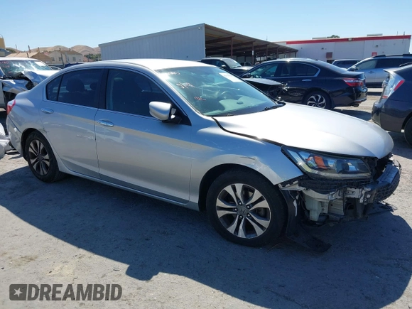 2013 Honda Accord LX z VIN 1HGCR2F38DA006341, wystawiony jako IAAI lot #42304220 z przebiegiem 173 664 mil mil oraz . Historia ofert i sprzedaży dostępna na DreamBid. Obrazek 1.
