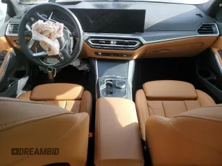 2023 BMW 3 Series 330i xDrive with VIN 3MW89FF09P8D76308, listed as a Copart auction lot 45942695 with 0 mi miles and Salvage Title. Bid and sale history available at carsss.com. Image 8.