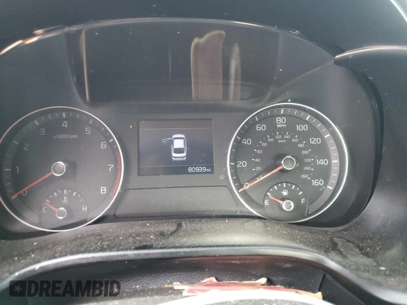 2019 Kia Forte LXS with VIN 3KPF24AD0KE131842, listed as a Copart auction lot 45657615 with 80,939 mi miles and Salvage Title. Bid and sale history available at carsss.com. Image 9.