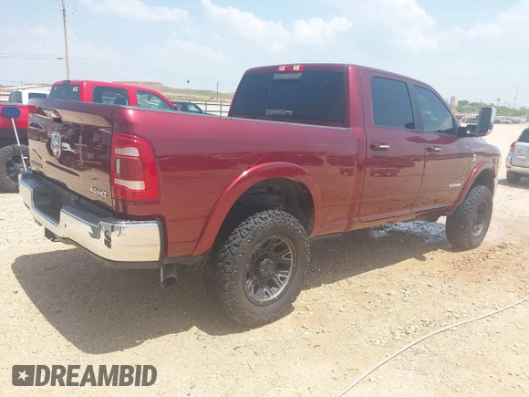 2022 Ram 2500 Laramie с VIN 3C6UR5FL7NG305818, выставлен на аукционе IAAI как лот 42291195 с пробегом 59 548 миль миль и . История ставок и продаж доступна на DreamBid. Изображение 4.