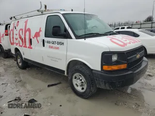 2015 Chevrolet Express Cargo z VIN 1GCWGFCF7F1180265, wystawiony jako Copart lot #44005045 z przebiegiem 332 854 mil mil oraz Czysty tytuł • Clean title. Historia ofert i sprzedaży dostępna na DreamBid. Obrazek 4.