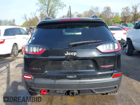 2022 Jeep Cherokee Trailhawk with VIN 1C4PJMBX1ND533715, listed as a IAAI auction lot 42041057 with 65,487 mi miles and . Bid and sale history available at DreamBid. Image 17.