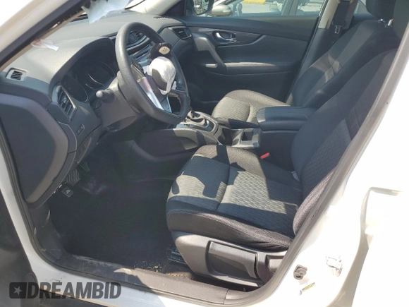 2017 Nissan Rogue S with VIN JN8AT2MV6HW006332, listed as a Copart auction lot 60634955 with Not provided miles and Salvage title. Bid and sale history available at DreamBid. Image 7.