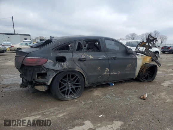 2018 Mercedes-Benz GLE 63 S AMG with VIN 4JGED7FB5JA099322, listed as a Copart auction lot 87002364 with Not provided miles and Salvage title. Bid and sale history available at DreamBid. Image 3.