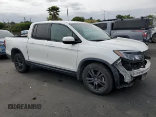 2019 Honda Ridgeline Sport with VIN 5FPYK3F12KB047265, listed as a Copart auction lot 54433275 with 87,837 mi miles and Salvage title. Bid and sale history available at DreamBid. Image 4.