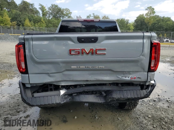 2024 GMC Sierra 1500 with VIN 3GTUUFE80RG144499, listed as a Copart auction lot 68990784 with 16,197 mi miles and Salvage Title. Bid and sale history available at DreamBid. Image 6.