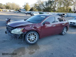 2012 Nissan Maxima 3.5 S with VIN 1N4AA5AP8CC827148, listed as a Copart auction lot 49170635 with 137,414 mi miles and Salvage Title. Bid and sale history available at carsss.com. Image 1.