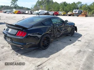 2017 Ford Mustang EcoBoost with VIN 1FA6P8TH9H5259449, listed as a IAAI auction lot 41820818 with 1 mi miles. Bid and sale history available at carsss.com. Image 4.
