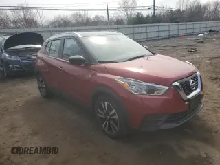 2020 Nissan Kicks SV with VIN 3N1CP5CV4LL538997, listed as a Copart auction lot 51787405 with 65,121 mi miles and Salvage Title. Bid and sale history available at carsss.com. Image 4.