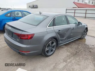 2018 Audi A4 Premium Plus with VIN WAULMAF48JA218178, listed as a IAAI auction lot 41285101 with 47,570 mi miles. Bid and sale history available at carsss.com. Image 4.