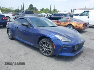 2023 Toyota 86 with VIN JF1ZNBC11P8758245, listed as a IAAI auction lot 42259971 with 17,427 mi miles and . Bid and sale history available at DreamBid. Image 1.