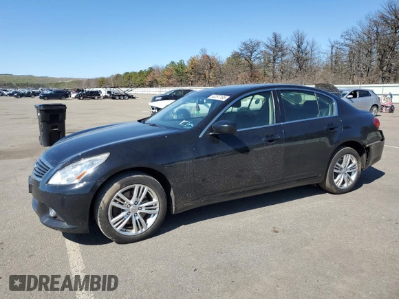 2012 Infiniti G25 Sedan x with VIN JN1DV6AR8CM862210, listed as a Copart auction lot 53297195 with 51,239 mi miles and Salvage Title. Bid and sale history available at carsss.com. Image 1.