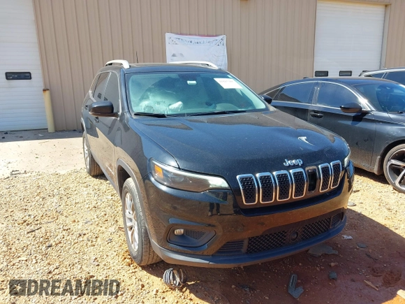 2021 Jeep Cherokee Latitude Lux with VIN 1C4PJMMX1MD109611, listed as a IAAI auction lot 41815385 with 76,107 mi miles and . Bid and sale history available at carsss.com. Image 1.