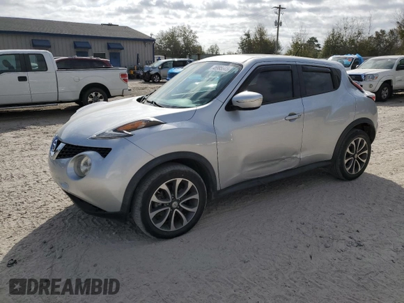 2017 Nissan Juke S with VIN JN8AF5MR1HT700312, listed as a Copart auction lot 46995545 with 115,920 mi miles and Salvage Title. Bid and sale history available at DreamBid. Image 1.