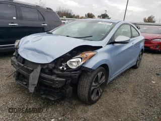 2013 Hyundai Elantra Coupe GS PZEV with VIN KMHDH6AE3DU009437, listed as a Copart auction lot 78948223 with 103,089 mi miles and Salvage Title. Bid and sale history available at carsss.com. Image 1.