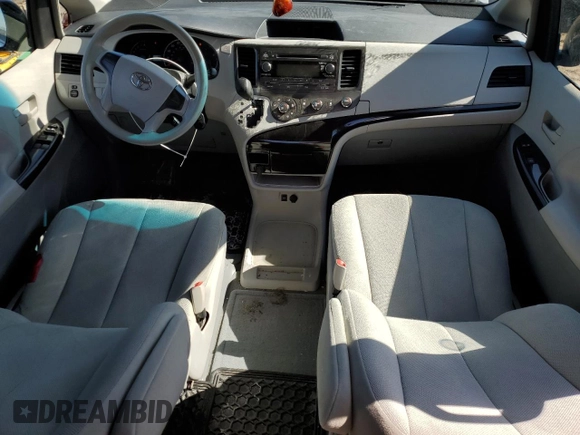 2014 Toyota Sienna L with VIN 5TDZK3DC9ES476369, listed as a Copart auction lot 48244165 with 123,574 mi miles and Salvage Title. Bid and sale history available at carsss.com. Image 8.