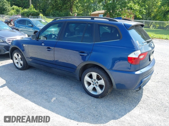 2006 BMW X3 3.0i with VIN WBXPA93416WG85488, listed as a IAAI auction lot 42651480 with 161,847 mi miles and . Bid and sale history available at DreamBid. Image 3.