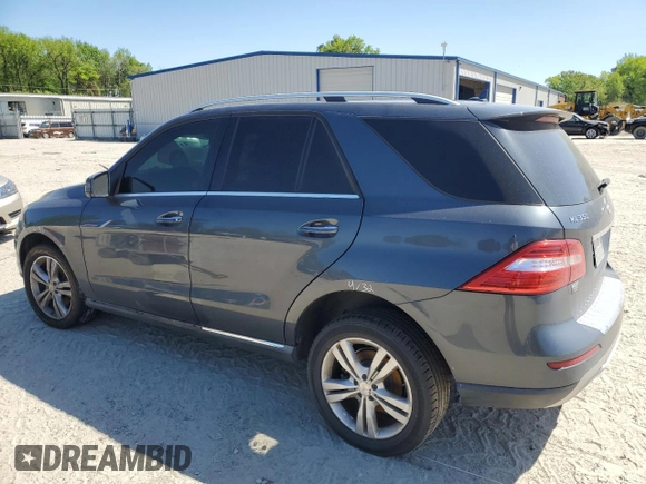 2015 Mercedes-Benz M 350 with VIN 4JGDA5JB1FA517799, listed as a Copart auction lot 53162065 with 114,685 mi miles and Salvage title. Bid and sale history available at DreamBid. Image 2.