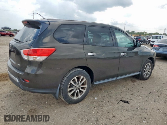 2015 Nissan Pathfinder Platinum with VIN 5N1AR2MM7FC624500, listed as a Copart auction lot 64474025 with 184,691 mi miles and Clean title. Bid and sale history available at DreamBid. Image 3.