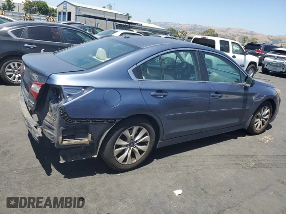2015 Subaru Legacy Premium with VIN 4S3BNAD60F3070961, listed as a Copart auction lot 60510115 with 68,006 mi miles and Salvage title. Bid and sale history available at DreamBid. Image 3.