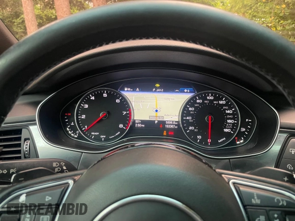 2016 Audi A6 Premium Plus with VIN WAUGFAFC8GN117551, listed as a Copart auction lot 65941565 with 153,367 mi miles and Clean title. Bid and sale history available at DreamBid. Image 8.