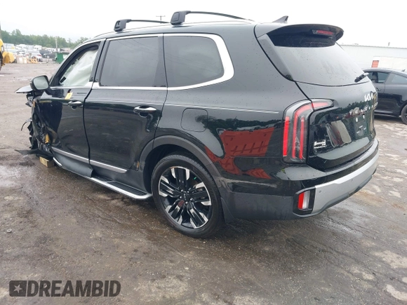 2024 Kia Telluride SX Prestige X-Pro with VIN 5XYP5DGC7RG435855, listed as a IAAI auction lot 42379329 with Not provided miles and . Bid and sale history available at DreamBid. Image 3.