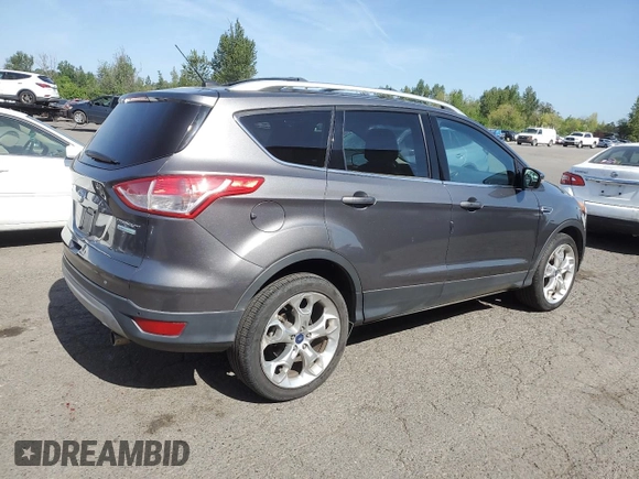 2013 Ford Escape Titanium with VIN 1FMCU0J97DUC86650, listed as a Copart auction lot 54426135 with 110,605 mi miles and Clean Title. Bid and sale history available at carsss.com. Image 3.