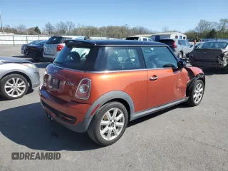 2011 MINI Hardtop S with VIN WMWSV3C57BTY11831, listed as a Copart auction lot 51985845 with 70,690 mi miles and Salvage Title. Bid and sale history available at DreamBid. Image 3.