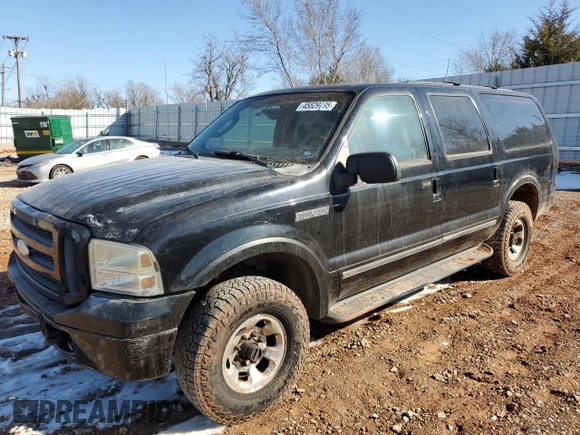 2005 Ford Excursion Limited с VIN 1FMNU43S15EB14027, выставлен на аукционе Copart как лот 45529795 с пробегом 285 689 миль миль и Списание • Salvage title. История ставок и продаж доступна на DreamBid. Изображение 1.