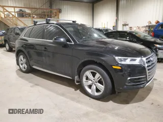 2019 Audi Q5 Prestige with VIN WA1CNAFY2K2132518, listed as a Copart auction lot 82126154 with 96,110 mi miles and Salvage Title. Bid and sale history available at carsss.com. Image 4.