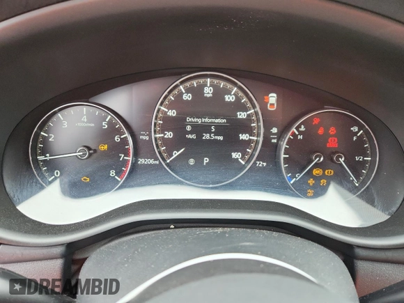 2020 Mazda 3 Premium with VIN 3MZBPAEM4LM117357, listed as a Copart auction lot 61349625 with 29,206 mi miles and Salvage title. Bid and sale history available at DreamBid. Image 9.