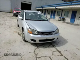 2009 Kia Spectra EX with VIN KNAFE221195655309, listed as a Copart auction lot 46620985 with 105,607 mi miles and Salvage Title. Bid and sale history available at DreamBid. Image 10.