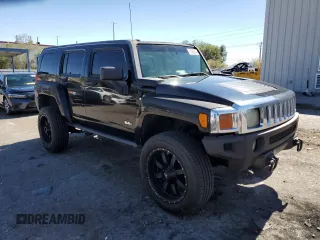 2007 Hummer H3 SUV with VIN 5GTDN13EX78168376, listed as a Copart auction lot 61085834 with 215,205 mi miles and Salvage Title. Bid and sale history available at carsss.com. Image 4.