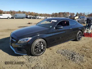 2018 Mercedes-Benz C 43 AMG with VIN WDDWJ6EB6JF627388, listed as a Copart auction lot 77531744 with 72,643 mi miles and Salvage Title. Bid and sale history available at carsss.com. Image 1.