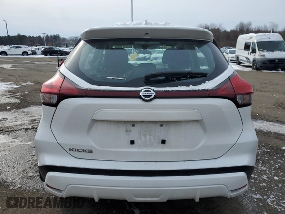 2021 Nissan Kicks S with VIN 3N1CP5BV0ML552656, listed as a Copart auction lot 44623515 with 48,757 mi miles and Salvage Title. Bid and sale history available at carsss.com. Image 6.