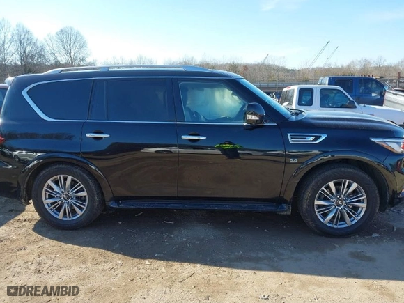 2020 Infiniti QX80 LUXE with VIN JN8AZ2NE4L9254440, listed as a IAAI auction lot 41445636 with NaN miles. Bid and sale history available at carsss.com. Image 13.