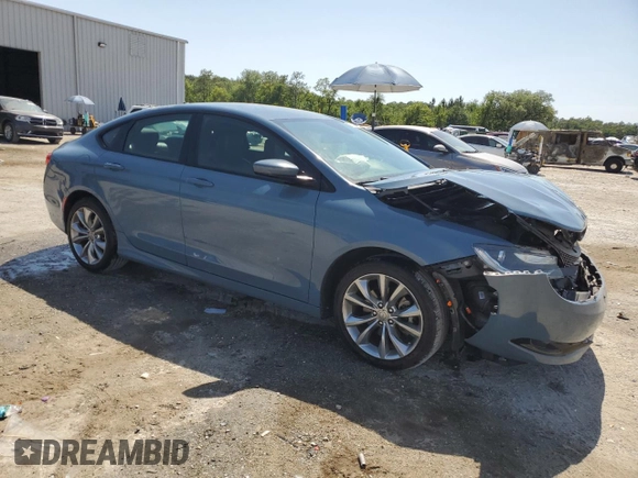 2015 Chrysler 200 S z VIN 1C3CCCBB7FN563423, wystawiony jako Copart lot #57264275 z przebiegiem 106 859 mil mil oraz Szkoda całkowita • Salvage title. Historia ofert i sprzedaży dostępna na DreamBid. Obrazek 4.