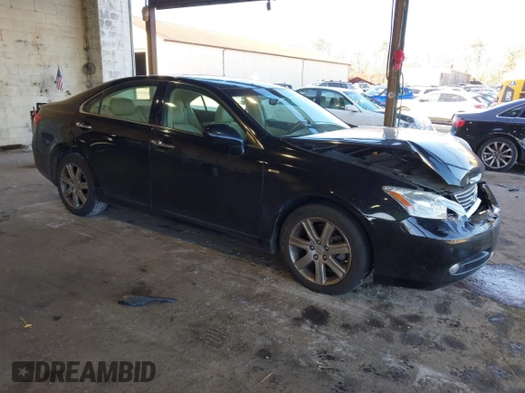 2008 Lexus ES with VIN JTHBJ46G382238733, listed as a IAAI auction lot 40904698 with 128,570 mi miles. Bid and sale history available at carsss.com. Image 1.