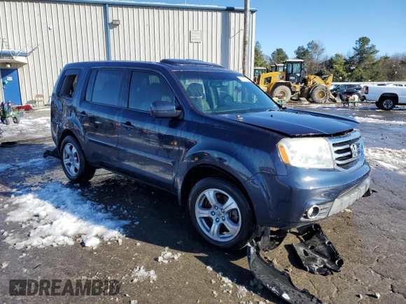 2012 Honda Pilot EX-L with VIN 5FNYF3H5XCB039719, listed as a Copart auction lot 87688785 with 237,769 mi miles and Salvage Title. Bid and sale history available at DreamBid. Image 4.
