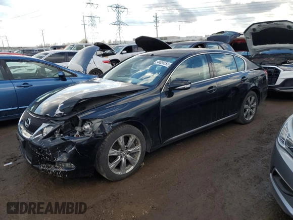 2009 Lexus GS 350 with VIN JTHCE96S490022753, listed as a Copart auction lot 44625155 with 161,718 mi miles and Salvage Title. Bid and sale history available at carsss.com. Image 1.