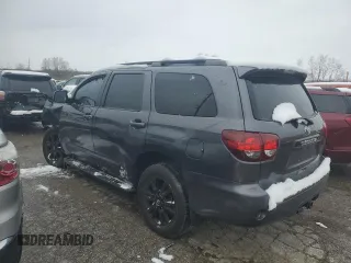 2019 Toyota Sequoia SR5 with VIN 5TDBY5G15KS173235, listed as a Copart auction lot 82596994 with 0 mi miles and Salvage Title. Bid and sale history available at carsss.com. Image 2.