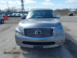 2013 Infiniti QX56 with VIN JN8AZ2NC4D9330559, listed as a IAAI auction lot 41897383 with 1 mi miles. Bid and sale history available at carsss.com. Image 12.