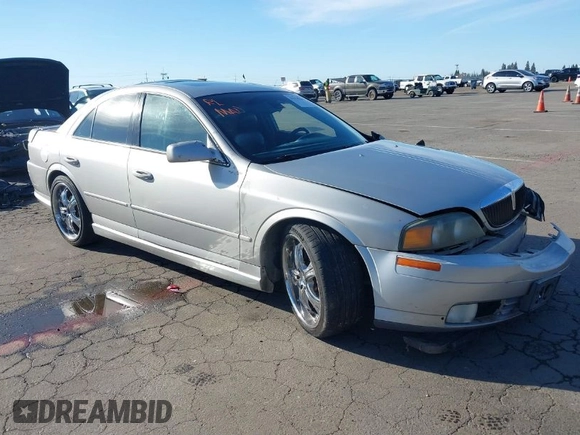 2002 Lincoln LS w/Base Pkg with VIN 1LNHM87A62Y691524, listed as a IAAI auction lot 41670369 with 166,567 mi miles. Bid and sale history available at carsss.com. Image 1.