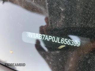 2018 Nissan Sentra SV z VIN 3N1AB7AP0JL656399, wystawiony jako Copart lot #57128935 z przebiegiem 146 925 mil mil oraz Szkoda całkowita • Salvage title. Historia ofert i sprzedaży dostępna na DreamBid. Obrazek 12.