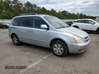 2007 Kia Sedona with VIN KNDMB133076135686, listed as a Copart auction lot 61406634 with 121,909 mi miles and Non Repairable. Bid and sale history available at carsss.com. Image 4.
