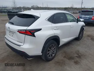 2017 Lexus NX with VIN JTJBARBZ1H2098524, listed as a IAAI auction lot 41934822 with 48,190 mi miles. Bid and sale history available at carsss.com. Image 4.
