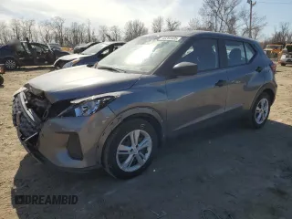 2021 Nissan Kicks S with VIN 3N1CP5BV8ML523079, listed as a Copart auction lot 48264935 with 82,934 mi miles and Salvage Title. Bid and sale history available at DreamBid. Image 1.