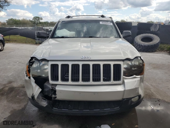 2010 Jeep Grand Cherokee Laredo with VIN 1J4PS4GK3AC121560, listed as a Copart auction lot 46966525 with 160,408 mi miles and Salvage Title. Bid and sale history available at carsss.com. Image 5.