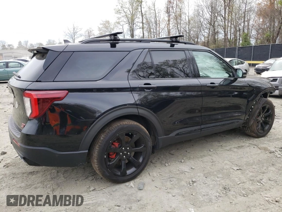2021 Ford Explorer ST z VIN 1FM5K8GC1MGB77065, wystawiony jako Copart lot #52038225 z przebiegiem 18 425 mil mil oraz Szkoda całkowita • Salvage title. Historia ofert i sprzedaży dostępna na DreamBid. Obrazek 3.